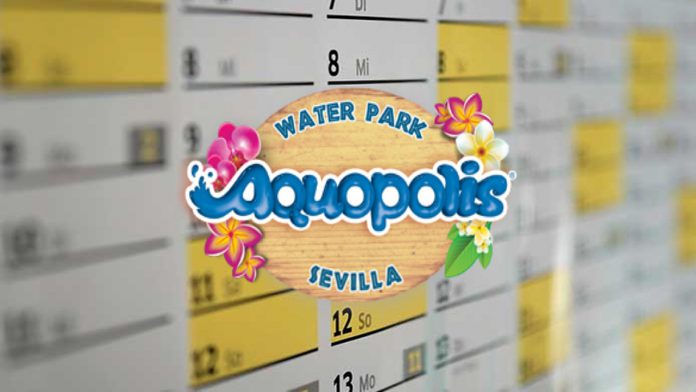 horarios y calendario aquopolis sevilla