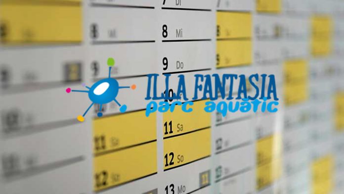 horarios y calendario illa fantasia