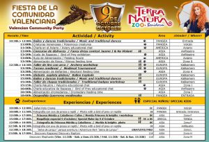 horarios y calendario terra natura 