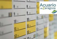 horarios y calendario acuario de zaragoza