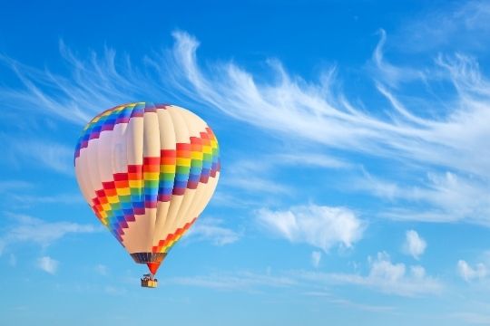 regalo original para adolescentes vuelo en globo