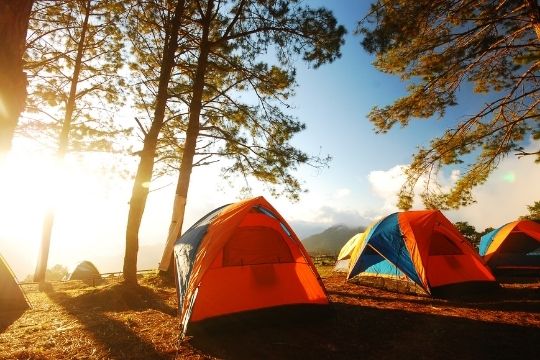 campamento a aire libre