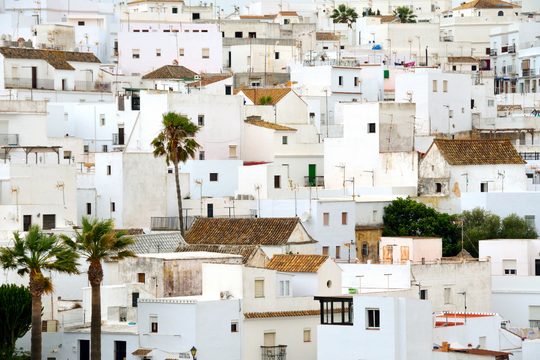 casas de Vejer de la frontera, uno de los mejores sitios para ir en pareja en Andalucía